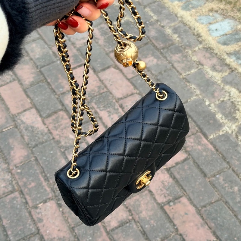 🌳CHANEL香奈兒黑金金球CF20 芯片款 CF大mini 芯片款-24