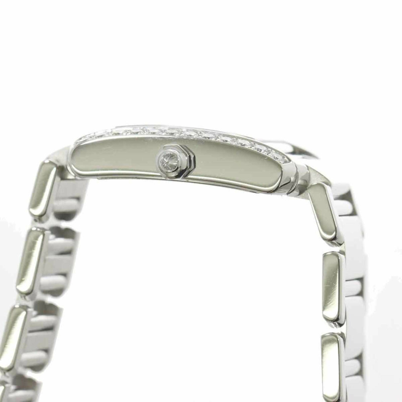 卡地亞 Tank Française SM WE1002S3 女士腕錶,鑲鑽錶圈,象牙色錶盤,18K 白金錶殼,石英機芯。-4