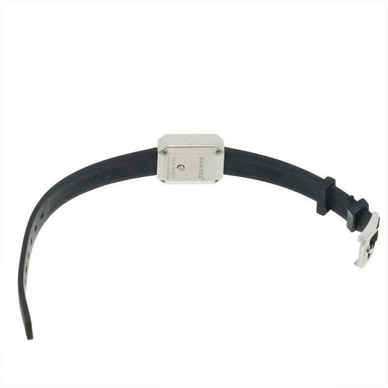 香奈兒 Premiere H2434 鑲鑽錶圈女錶,4 顆鑽石,黑色橡膠錶帶,石英錶-3