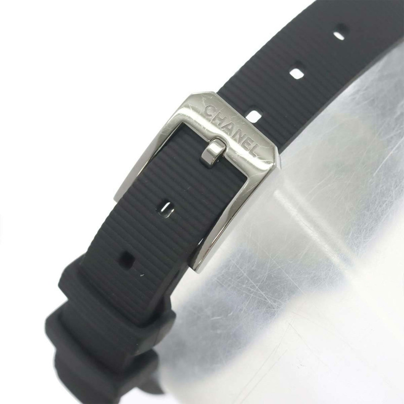 香奈兒 Premiere H2434 鑲鑽錶圈女錶,4 顆鑽石,黑色橡膠錶帶,石英錶-5