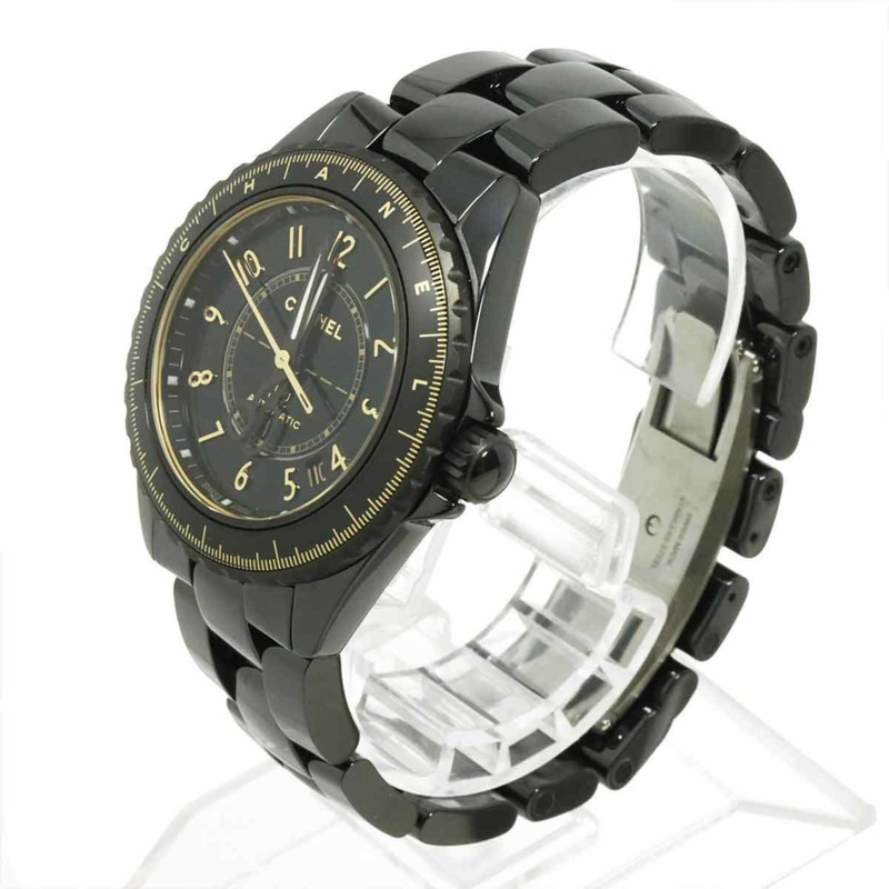 香奈兒 J12 Couture 38毫米 H9762 男士腕錶,日期顯示,黑色陶瓷錶殼,自動上鍊機芯-1