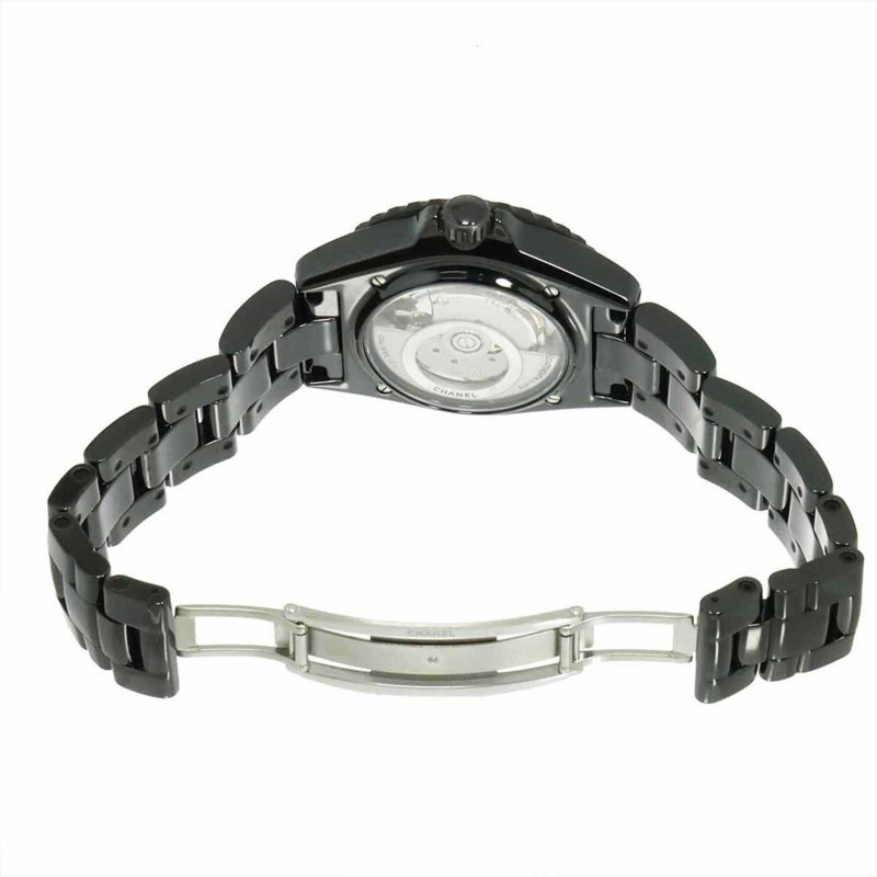 香奈兒 J12 Couture 38毫米 H9762 男士腕錶,日期顯示,黑色陶瓷錶殼,自動上鍊機芯-3