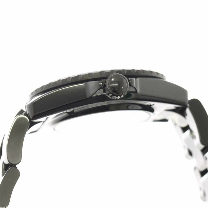 香奈兒 J12 Couture 38毫米 H9762 男士腕錶,日期顯示,黑色陶瓷錶殼,自動上鍊機芯-4