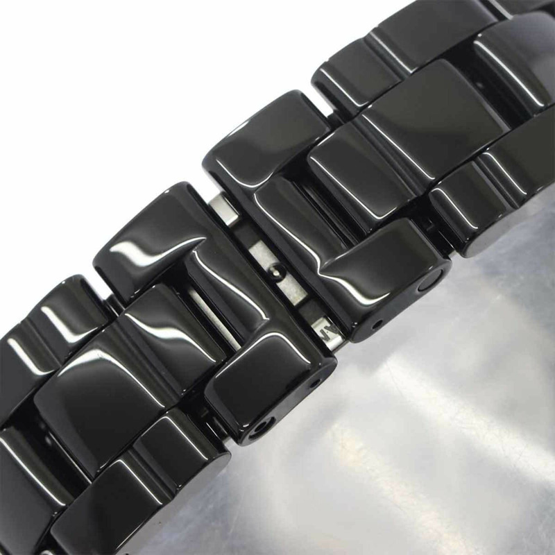 香奈兒 J12 Couture 38毫米 H9762 男士腕錶,日期顯示,黑色陶瓷錶殼,自動上鍊機芯-5