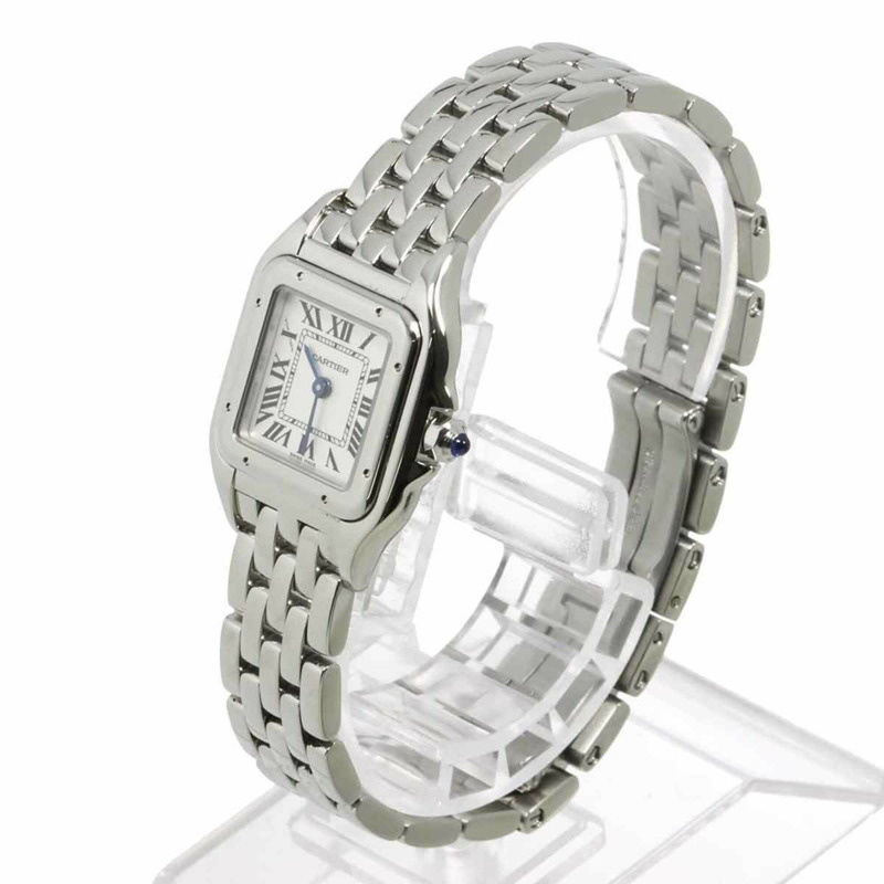 卡地亞 Panthère de SM WSPN0006 女士手錶，銀色，石英手錶-2