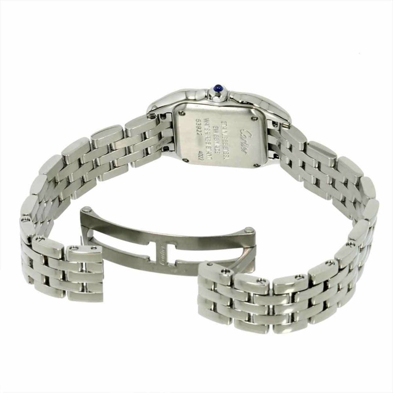 卡地亞 Panthère de SM WSPN0006 女士手錶，銀色，石英手錶-4