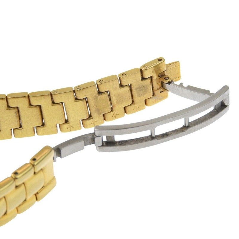 Gucci 3300 2 L 金色錶盤 GP 石英電池 約 25 毫米 女士腕錶指針-4