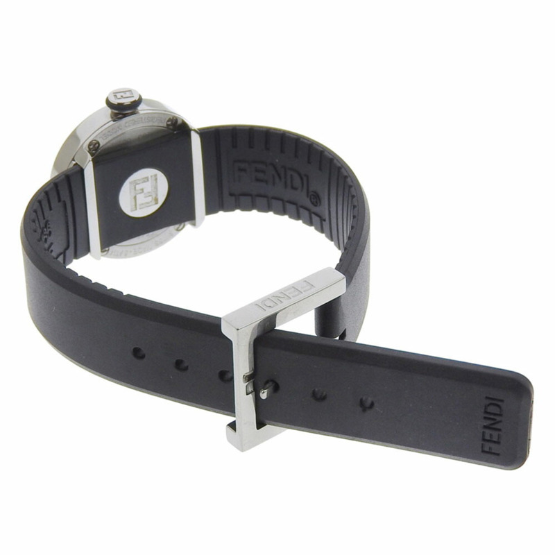 Fendi FENDI Bousla 8010L 紅色錶盤 不鏽鋼/橡膠 石英電池 約 27 毫米 女士腕錶-2