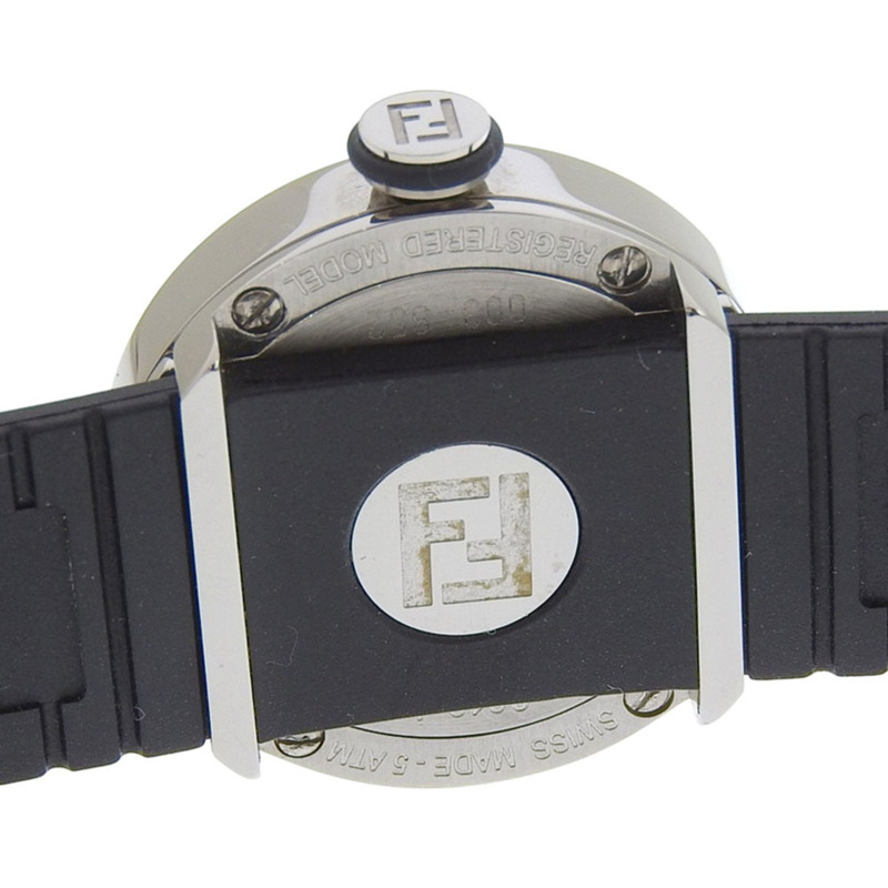 Fendi FENDI Bousla 8010L 紅色錶盤 不鏽鋼/橡膠 石英電池 約 27 毫米 女士腕錶-3