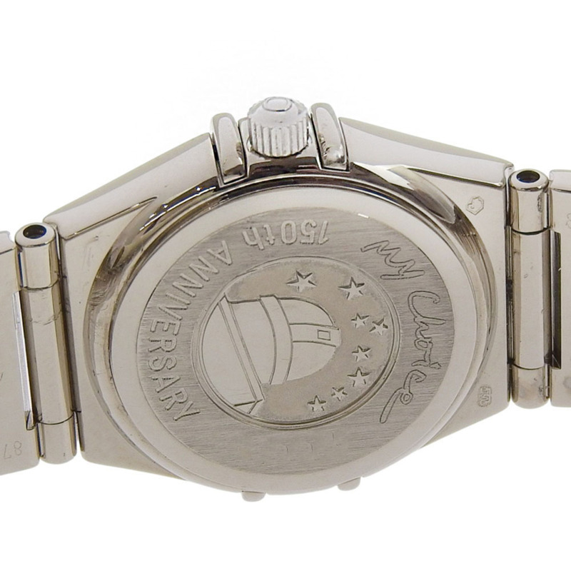 近新歐米茄星座系列迷你腕錶 My Choice 1165 76 珍珠母貝錶盤 18K 白金 64.3克 石英機芯 150週年限量版,全球限量999枚-3