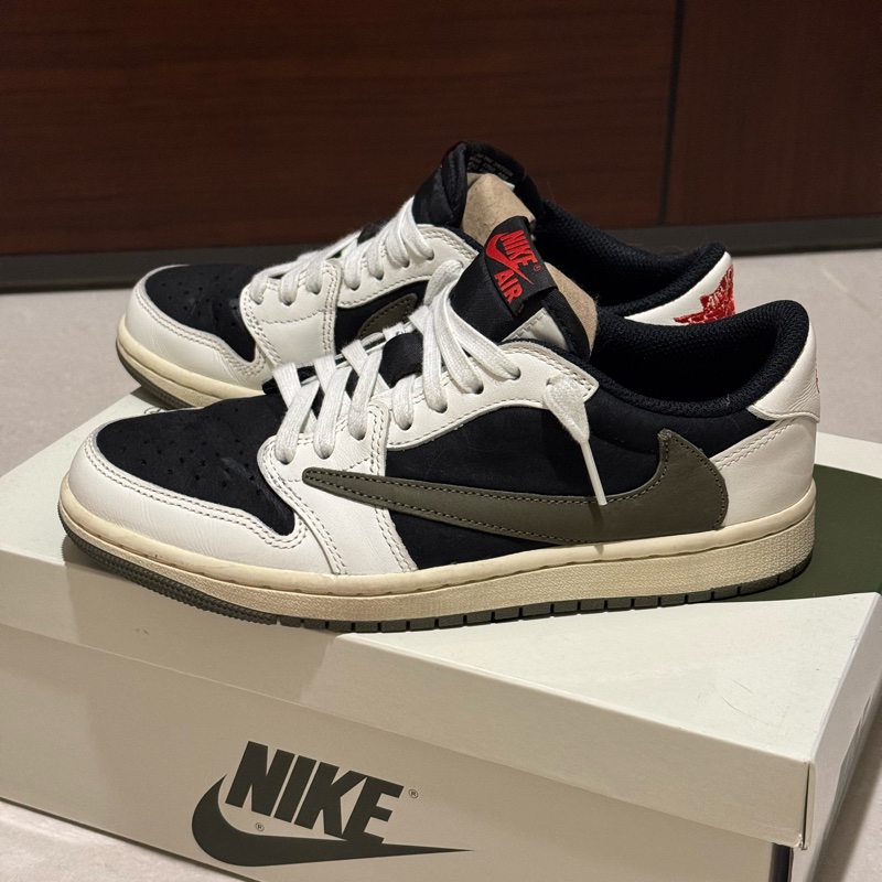 Travis Scott Air Jordan 1 Low OG Olive-2