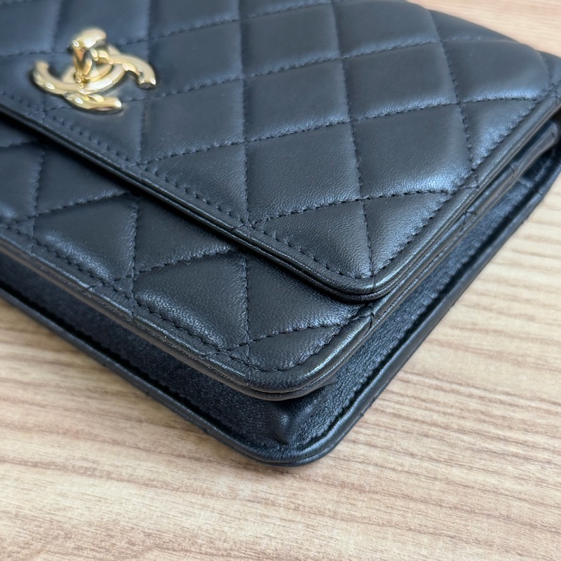 （95新）香奈兒 trendy cc woc 口蓋包 晶片款式-9