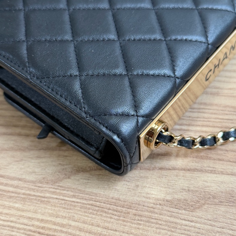 （95新）香奈兒 trendy cc woc 口蓋包 晶片款式-10