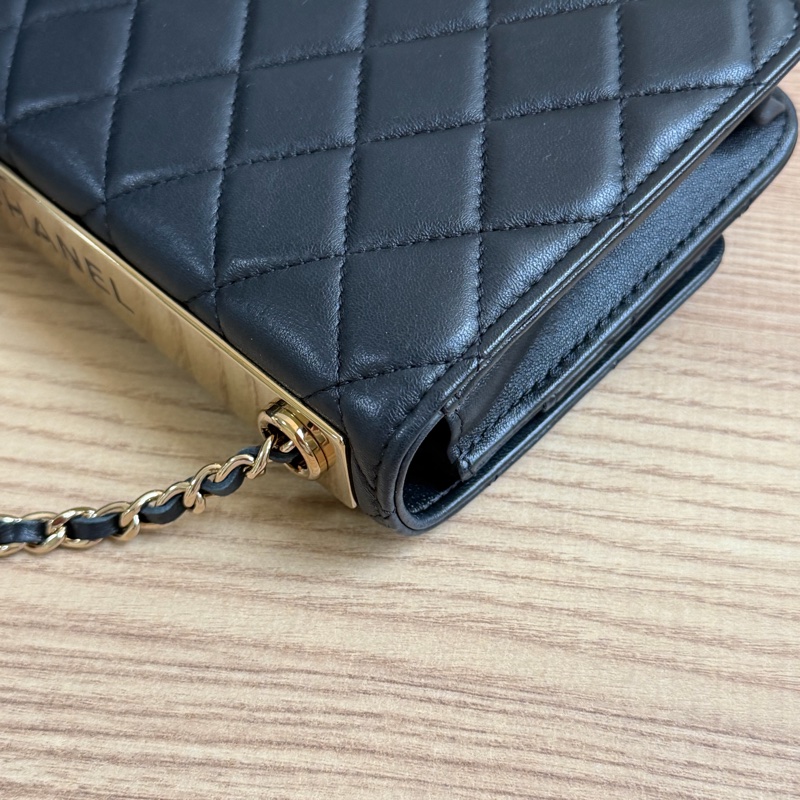 （95新）香奈兒 trendy cc woc 口蓋包 晶片款式-11