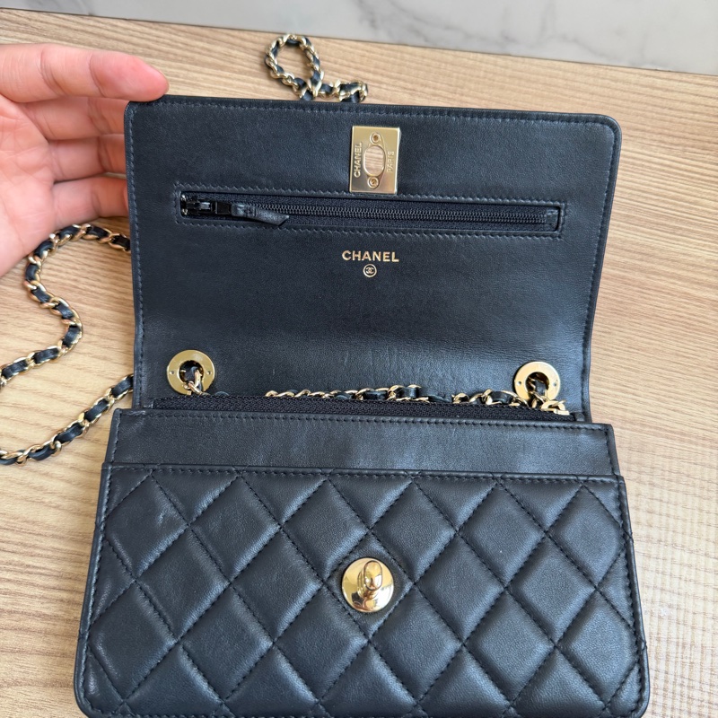 （95新）香奈兒 trendy cc woc 口蓋包 晶片款式-15