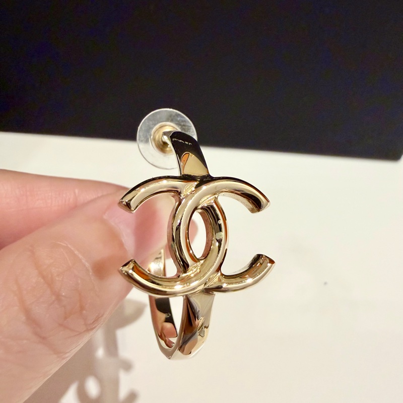 chanel單邊大圓耳環-2