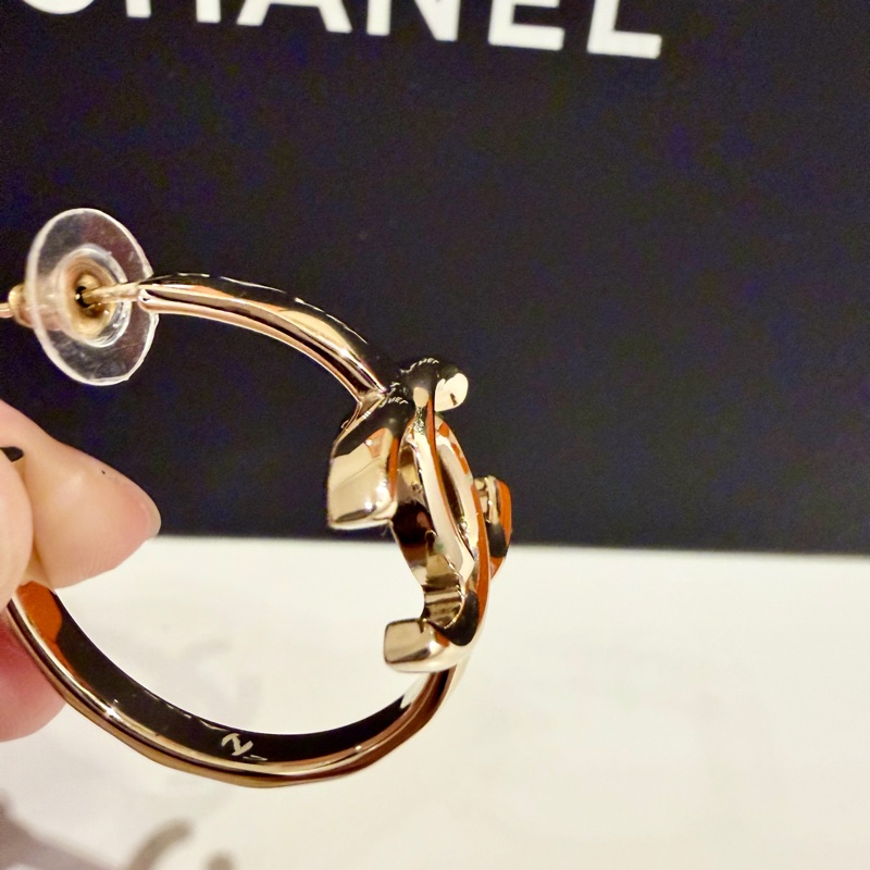 chanel單邊大圓耳環-3