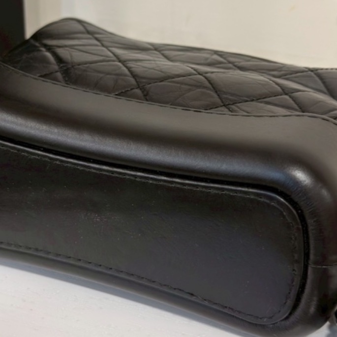 CHANEL香奈兒黑金小號流浪包單肩斜🌹低價出售-18