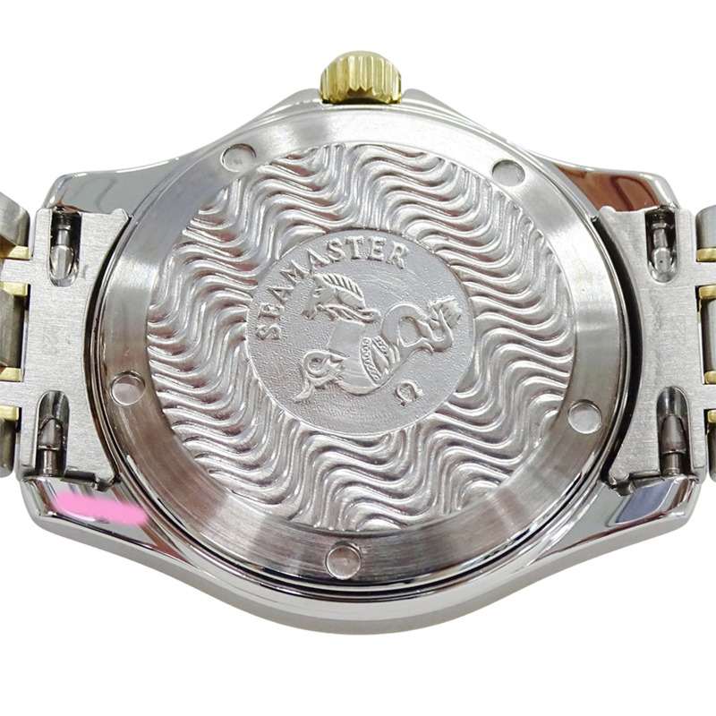 歐米茄海馬系列 2311.10 男士腕錶，品牌名稱，日期顯示，120 公尺防水，石英機芯，不鏽鋼 (SS) 和黃金 (YG) 組合。-6