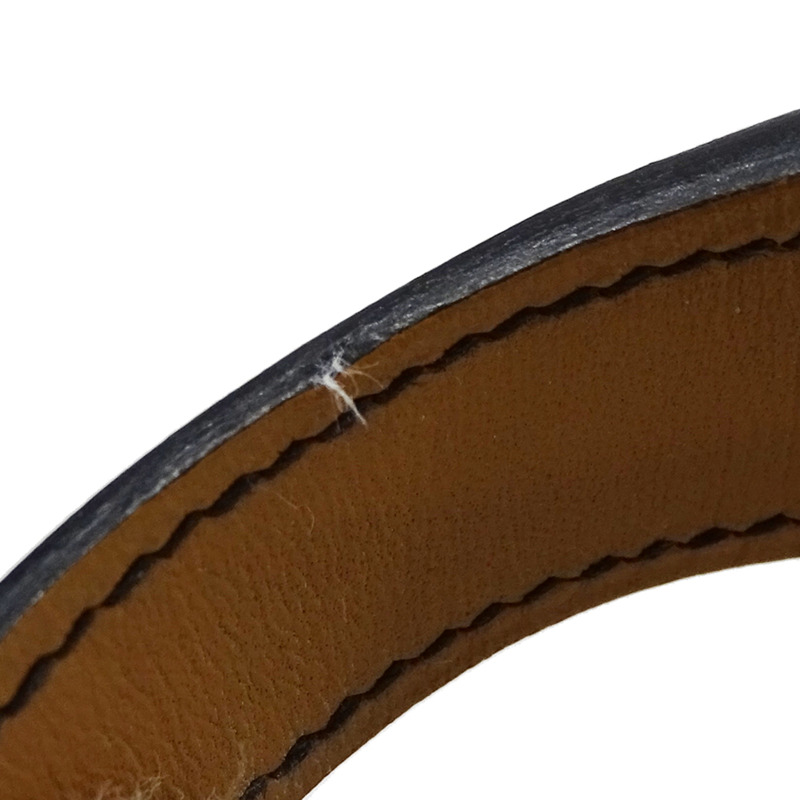 愛馬仕 (Hermes) 女士腕錶 Arce 系列，日期顯示，石英機芯，QZ 錶殼，不鏽鋼錶帶，皮革錶帶，HA3.410，白色/黑色 □E-9