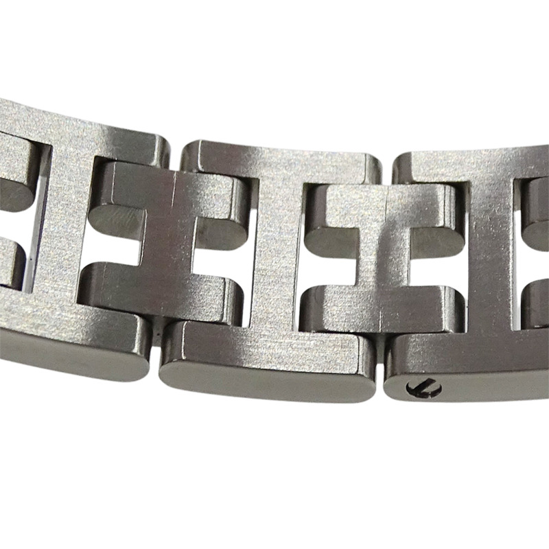 愛馬仕 (Hermes) 女士腕錶,Clipper Date系列,石英機芯,不銹鋼 (SS),CL4.210,銀色和黑色-9