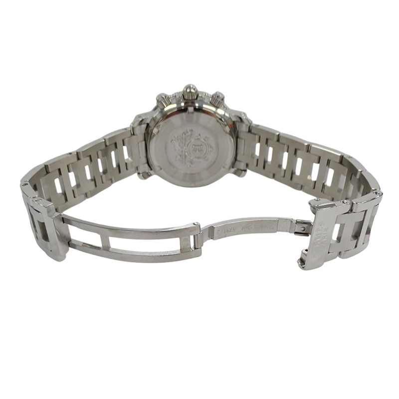 愛馬仕 (Hermes) 女士腕錶,品牌:Clipper Diver Chronograph Date,石英機芯,不鏽鋼 (SS),CL2.310,銀色和黑色-3