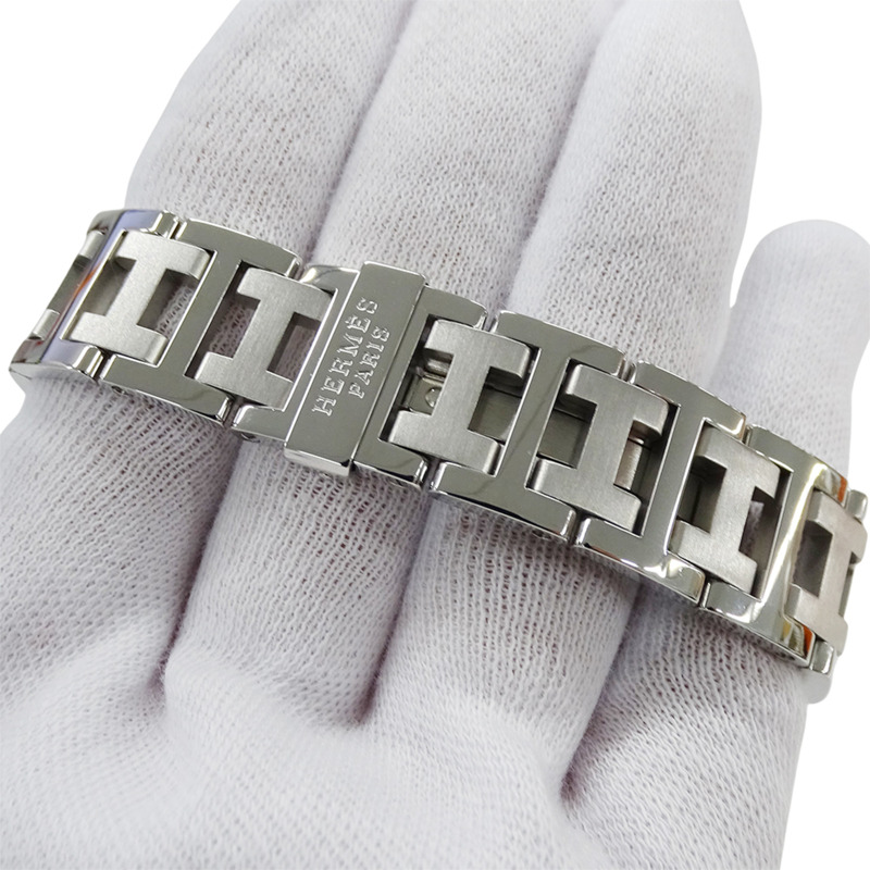 愛馬仕 (Hermes) 女士腕錶,品牌:Clipper Diver Chronograph Date,石英機芯,不鏽鋼 (SS),CL2.310,銀色和黑色-4