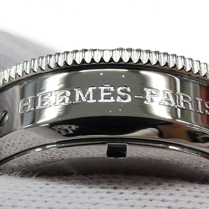 愛馬仕 (Hermes) 女士腕錶,品牌:Clipper Diver Chronograph Date,石英機芯,不鏽鋼 (SS),CL2.310,銀色和黑色-9