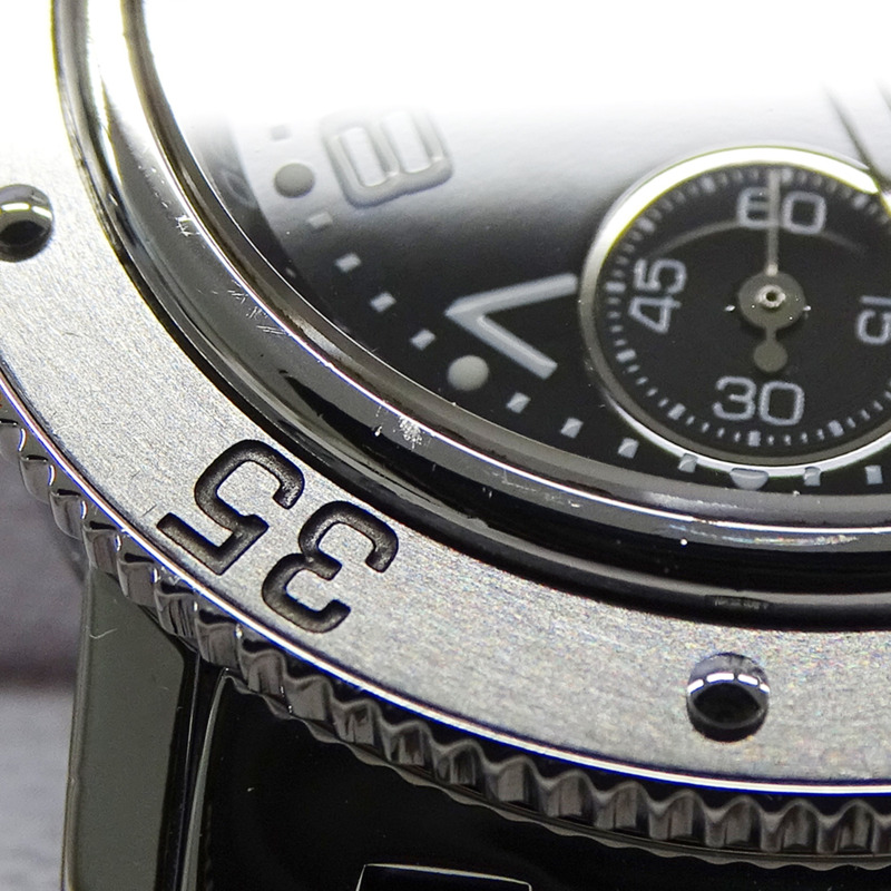 愛馬仕 (Hermes) 女士腕錶,品牌:Clipper Diver Chronograph Date,石英機芯,不鏽鋼 (SS),CL2.310,銀色和黑色-12