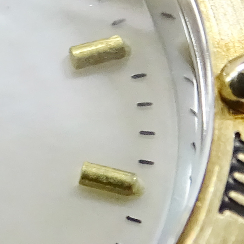 歐米茄星座系列迷你 1362.70 女士腕錶，品牌名稱，貝殼錶殼，石英機芯，不銹鋼 (SS) 和黃金 (YG) 組合。-11