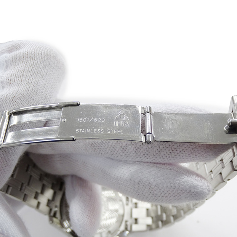 歐米茄海馬系列120 Jacques Mayol 2506.80 男士腕錶，品牌名稱，限量發行3000枚，日期顯示，自動上鍊機芯，不銹鋼材質，銀色和藍色錶盤。-4