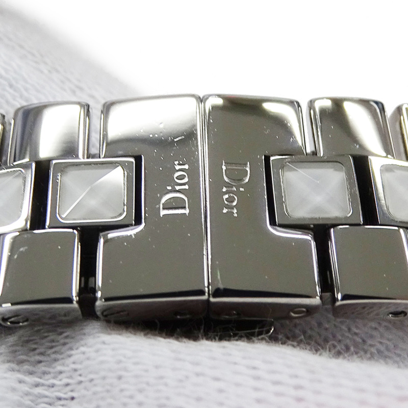 Dior 女士手錶,品牌名稱,水晶,石英,不銹鋼 (SS),CD112112,銀色,白色。-9