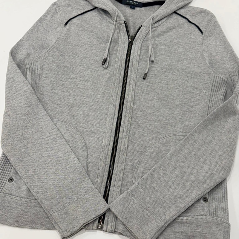 BURBERRY 倫敦 連帽字母抽繩外套-6