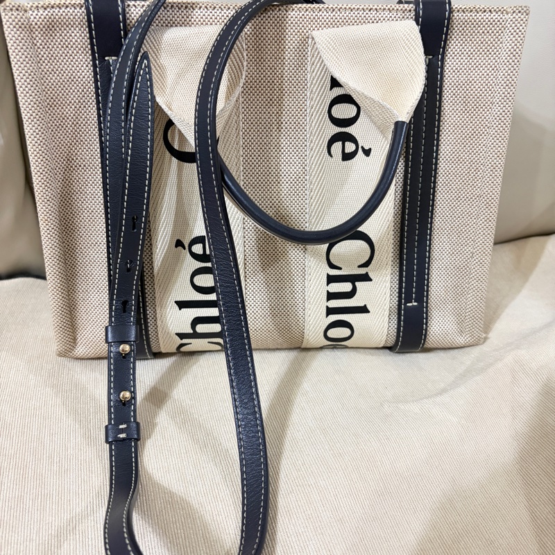 Chloe woody 小號（深藍色）-1