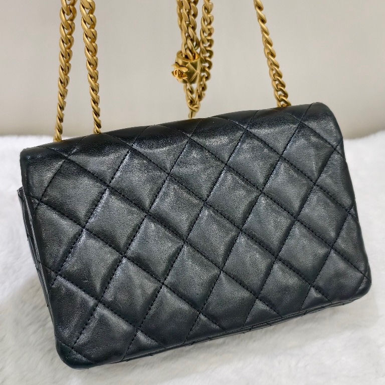 chanel香奈兒23b 金柱cf黑金-1