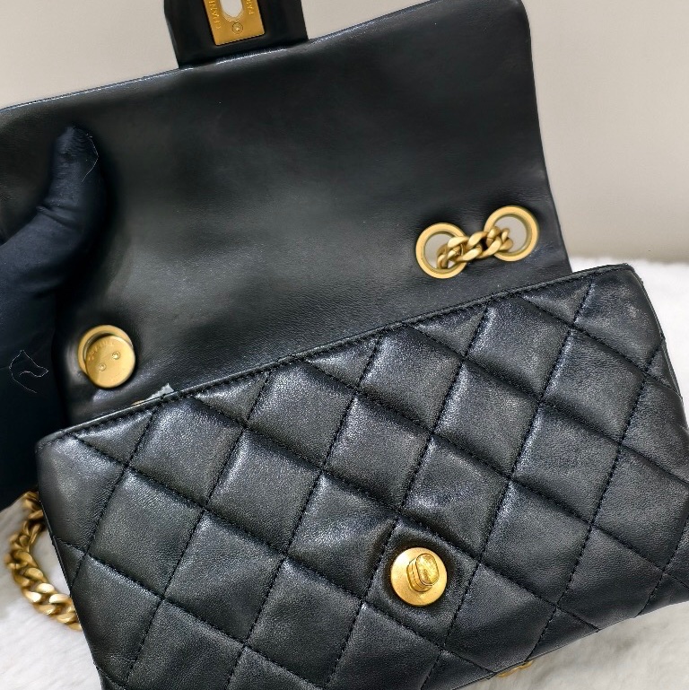 chanel香奈兒23b 金柱cf黑金-3