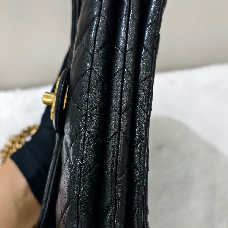 chanel香奈兒23b 金柱cf黑金-5