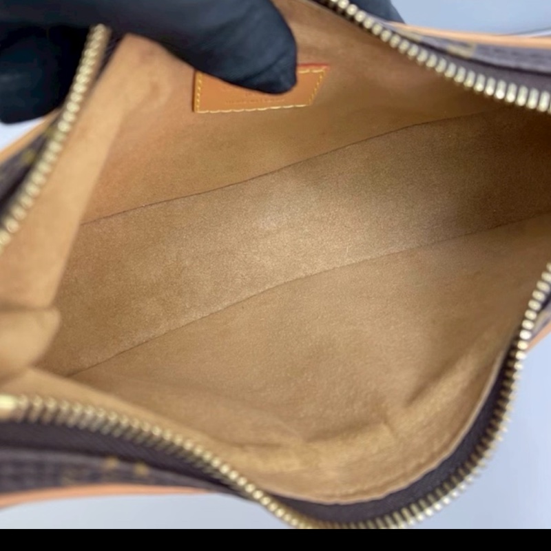 #LOUIS VUITTON路易威登老花LOOP芯片款月亮包🐞附肩帶-18