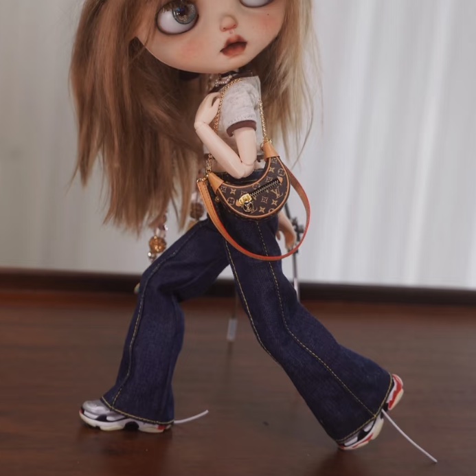 #LOUIS VUITTON路易威登老花LOOP芯片款月亮包🐞附肩帶-42