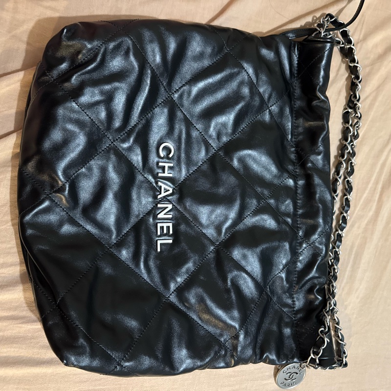 Chanel 22 香奈兒 22 黑銀 small 小號-1