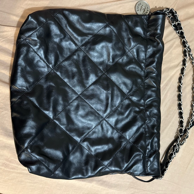 Chanel 22 香奈兒 22 黑銀 small 小號-6