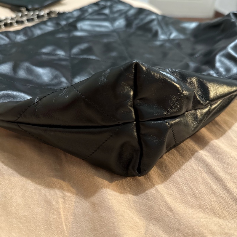 Chanel 22 香奈兒 22 黑銀 small 小號-8