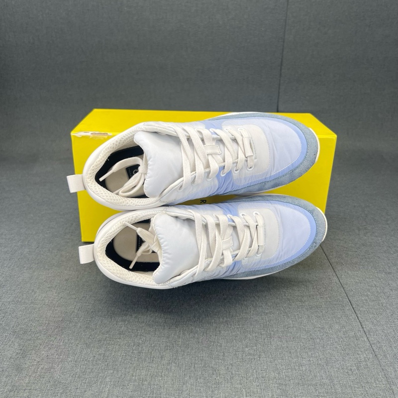 Chanel香奈兒 雙C 白藍休閒鞋 36.5 碼-4