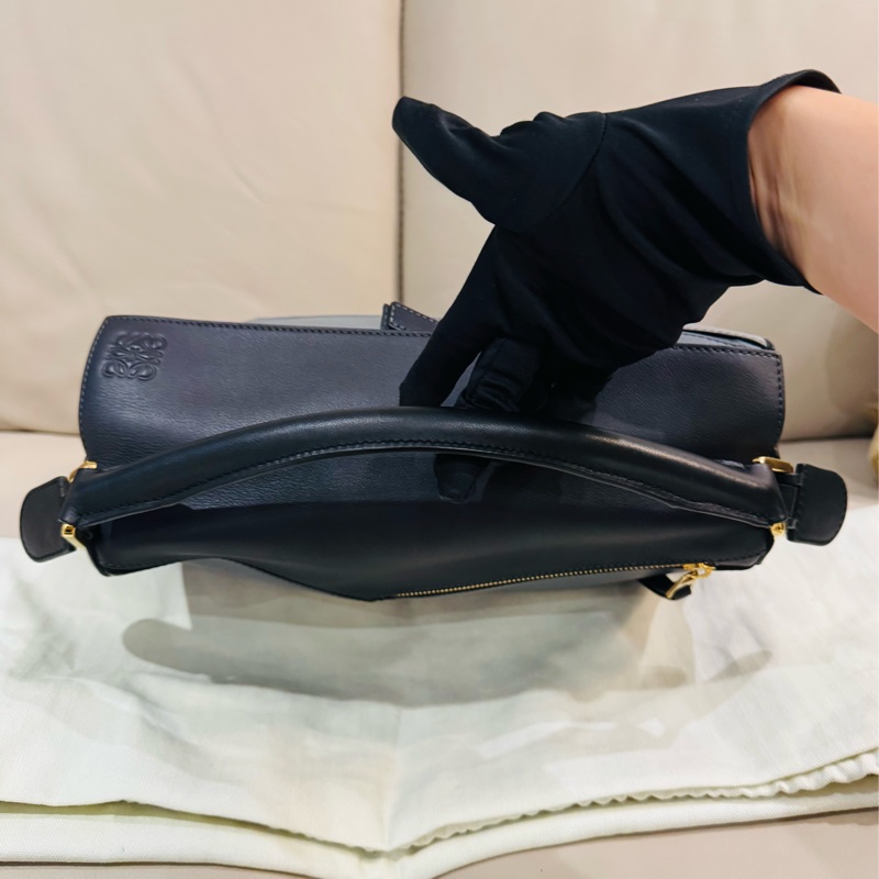 Loewe 羅意威 Puzzle bag 拼圖包/手提包/斜背包/藍色款/大款/97新美品-5