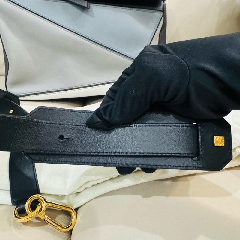 Loewe 羅意威 Puzzle bag 拼圖包/手提包/斜背包/藍色款/大款/97新美品-8