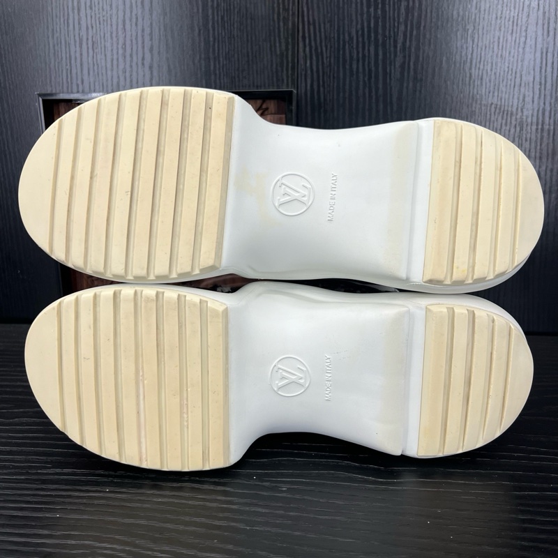 Louis Vuitton路易威登 archlight 白黑毛 38.5 碼-3