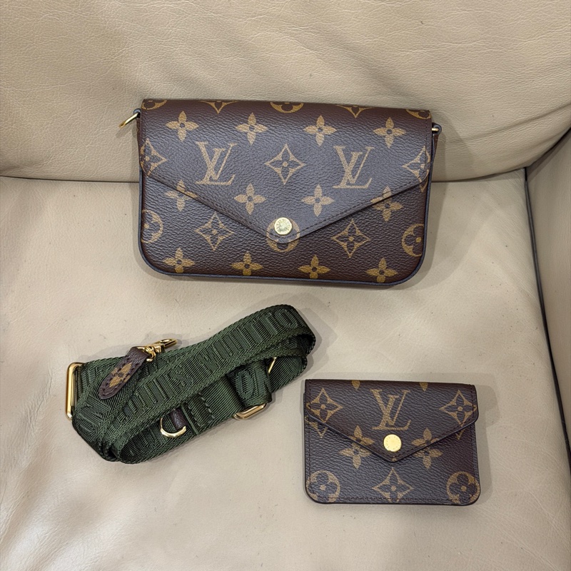 全新全配❤️ lv #二合一 #老花 #woc #三合一-2