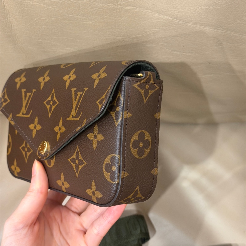 全新全配❤️ lv #二合一 #老花 #woc #三合一-7