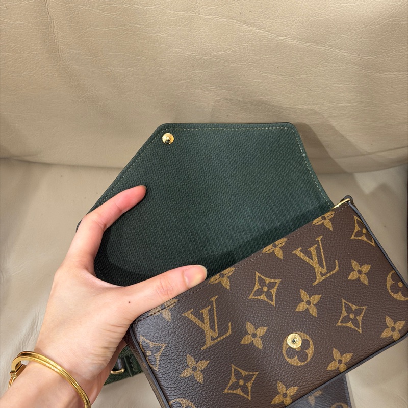 全新全配❤️ lv #二合一 #老花 #woc #三合一-12