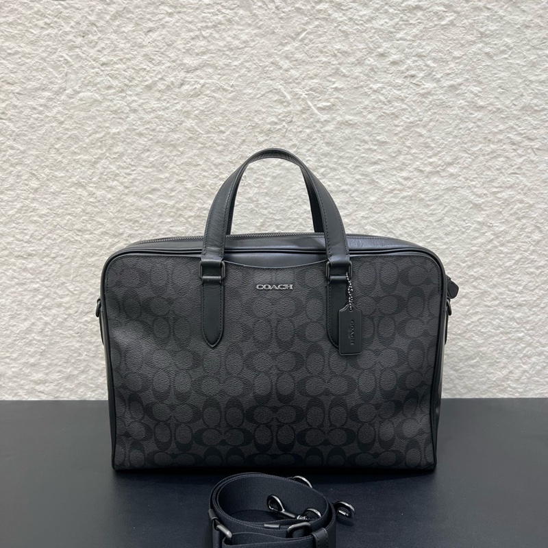 98新COACH蔻馳Graham 39 經典老花 公文包-0